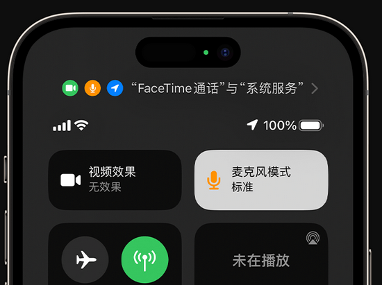 湾里苹果授权维修网点分享iPhone在通话时让你的声音更清晰 