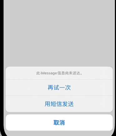 湾里apple维修iPhone上无法正常发送iMessage信息