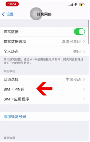 湾里苹果14维修网分享如何给iPhone14的SIM卡设置密码 