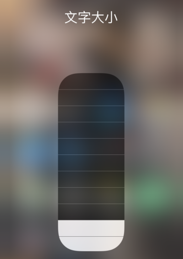 湾里苹果手机维修分享小技巧：在 iPhone 控制中心快速调节字体大小 