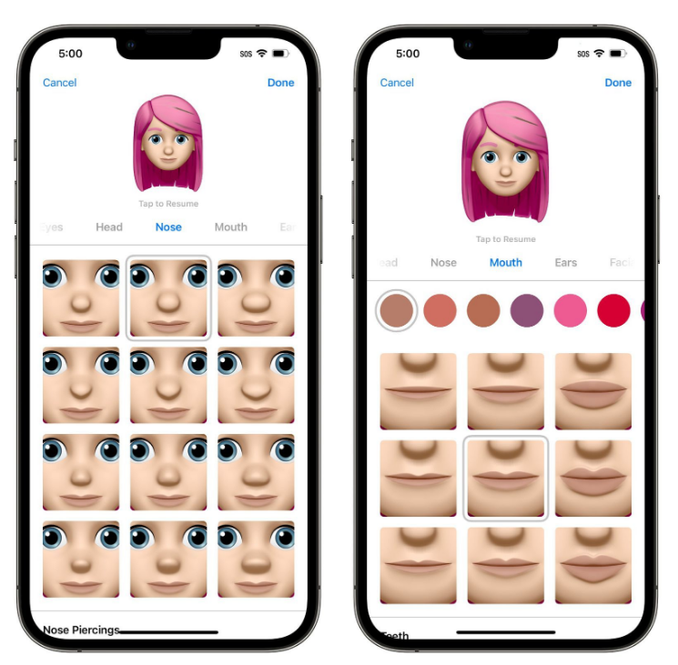 湾里苹果手机维修分享​iOS 16中的拟我表情有了哪些变化和升级 
