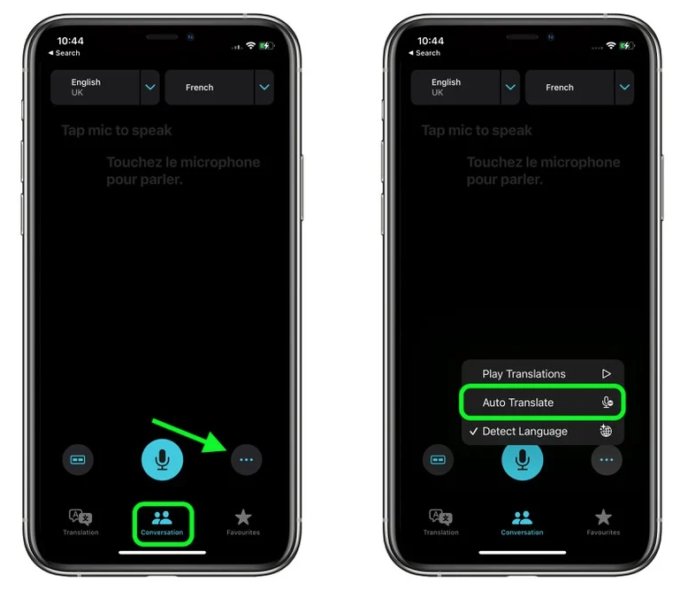 湾里苹果手机维修分享iOS 15 “翻译” App 新改进 
